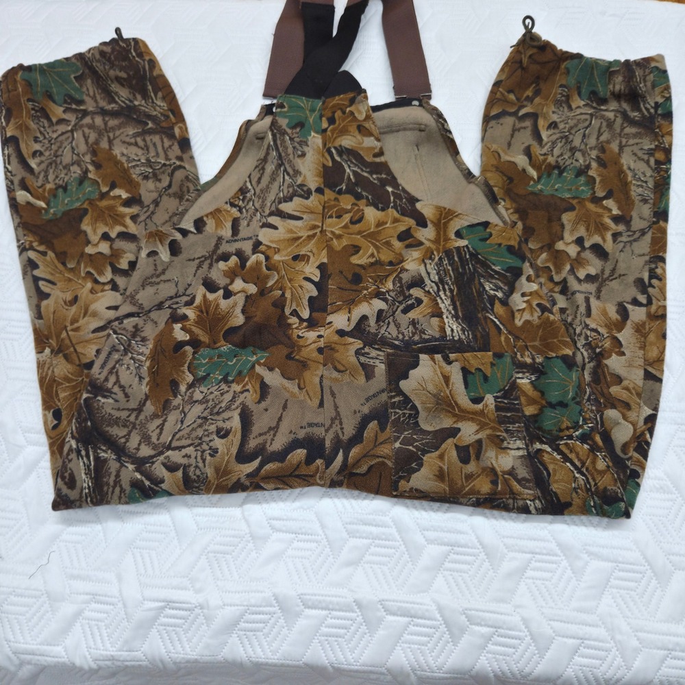 Vintage Woolrich Hunting Bib Overalls Men 40 Advantage Timber 100%Wool Excellent - Picture 10 of 14